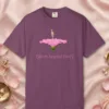 bloom-beyond-limits-tee-berry-front Bloom Beyond Limits design on a Berry Comfort Colors 1717 tee, laid flat