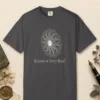 Elegance in Every Detail design on a Graphite Comfort Colors 1717 tee, laid flat
