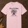 flowers-for-mother-tee-blossom-front Flowers for Mother design on a Blossom Comfort Colors 1717 tee, laid flat