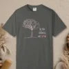 in-the-stillness-we-grow-tee-pepper-front In the Stillness We Grow design on a Pepper Comfort Colors 1717 tee, laid flat