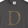 initial-d-tee-graphite-chest Close-up of the Initial D print on a Graphite Comfort Colors 1717 tee