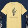 less-clutter-more-clarity-tee-butter-front Less Clutter More Clarity design on a Butter Comfort Colors 1717 tee, laid flat