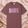 present-moment-tee-brick-front Present Moment design on a Brick Comfort Colors 1717 tee, laid flat