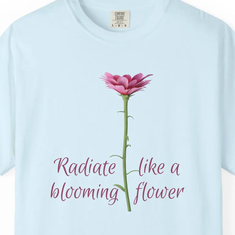 Radiate Like a Flower Tee
