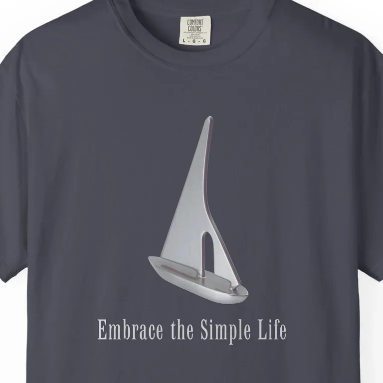 Silver Sailboat Tee