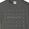 Close-up of the Star Field Line print on a Pepper Comfort Colors 1717 tee