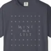 star-frame-stack-tee-navy-chest Close-up of the Star Frame Stack print on a Navy Comfort Colors 1717 tee