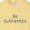 true-to-yourself-tee-butter-chest Close-up of the True to Yourself print on a Butter Comfort Colors 1717 tee