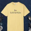 true-to-yourself-tee-butter-front True to Yourself design on a Butter Comfort Colors 1717 tee, laid flat
