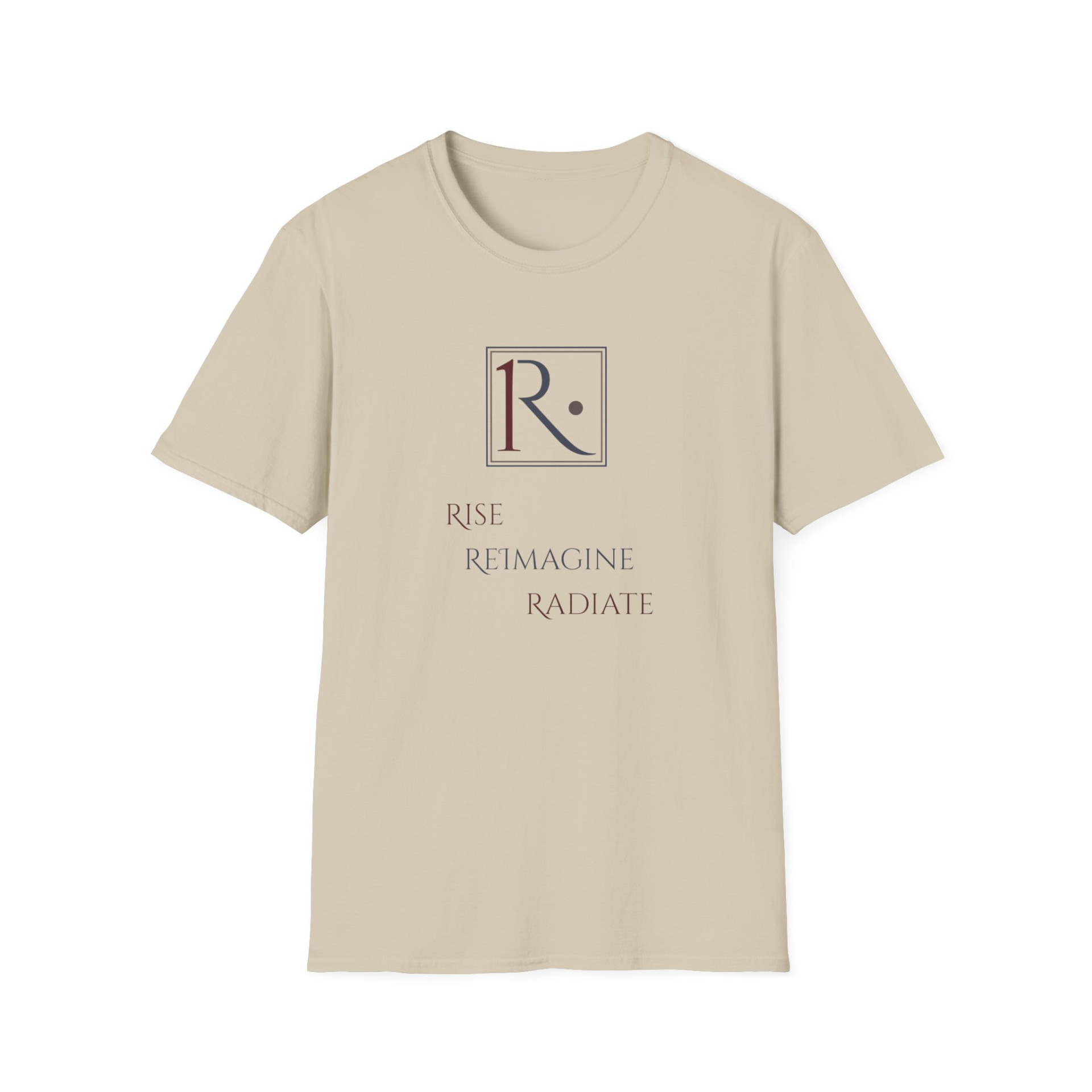 Royaale One T-Shirt Rise Reimagine Radiate Motivational Graphic Tee Inspirational Apparel - Image 10