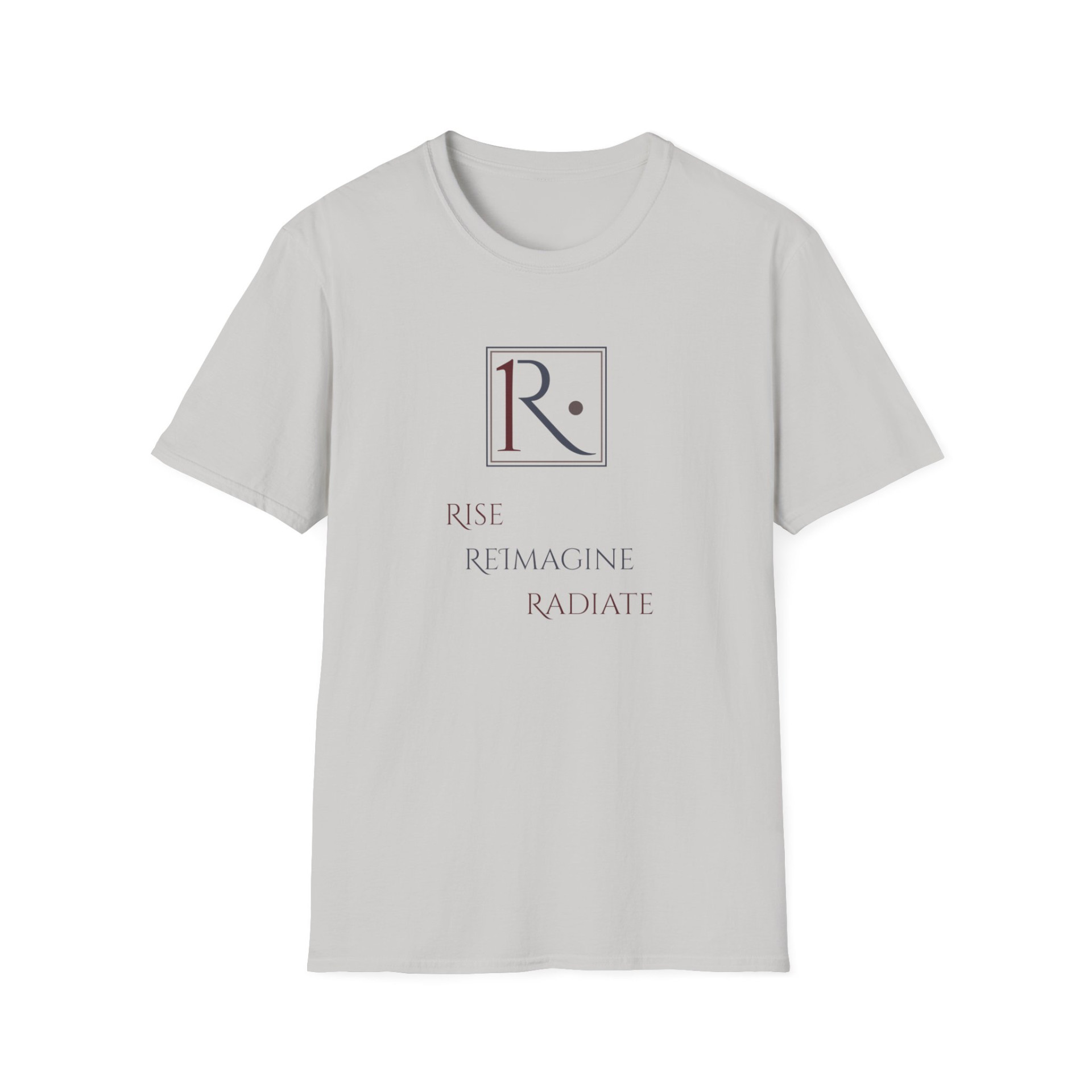 Royaale One T-Shirt Rise Reimagine Radiate Motivational Graphic Tee Inspirational Apparel - Image 12