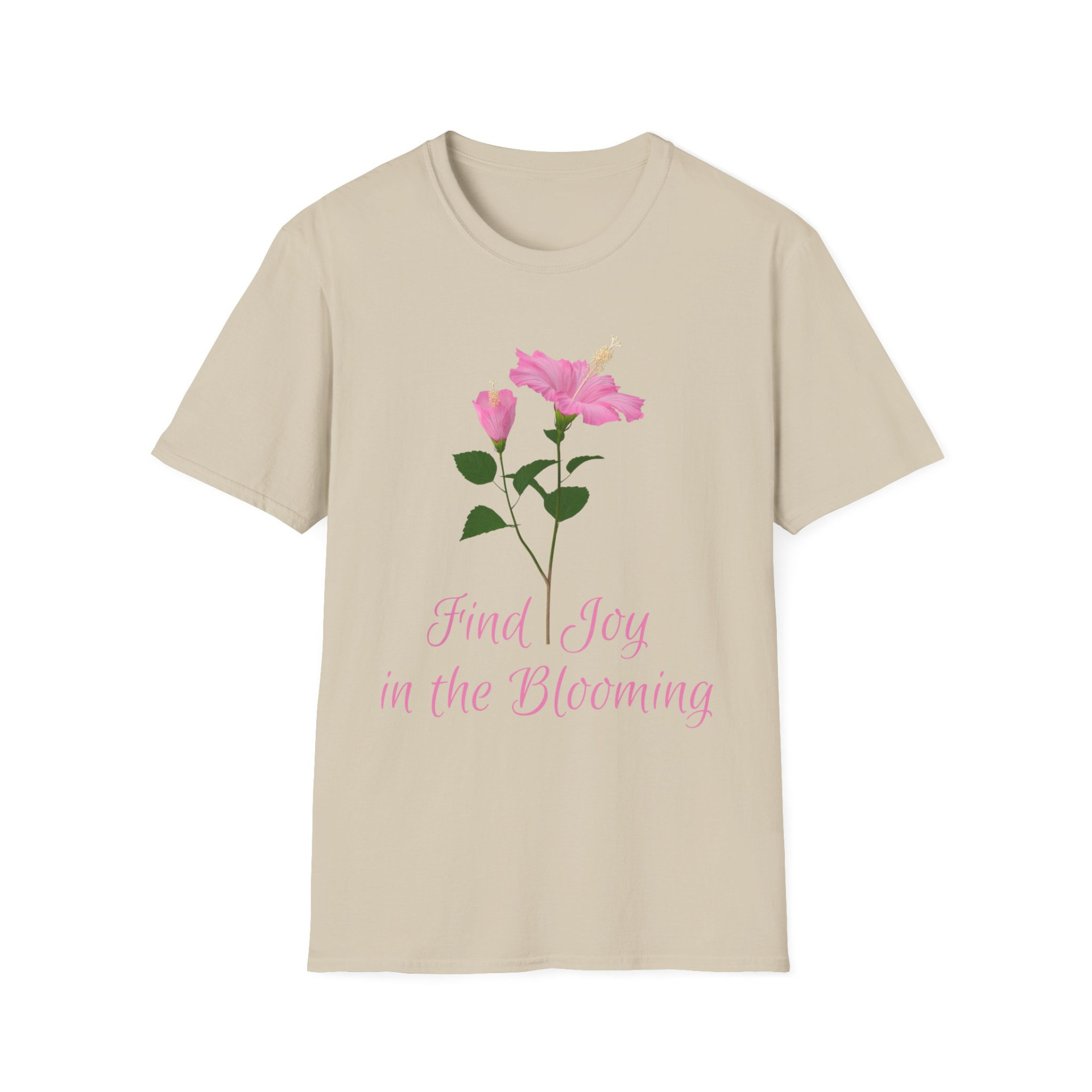Find Joy in the Blooming T-Shirt Floral Inspirational Quote Tee Positive Vibes Nature Design - Image 25