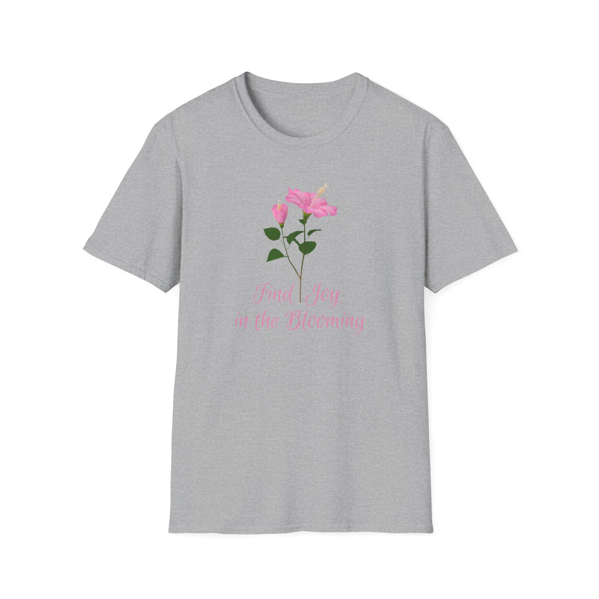 Find Joy in the Blooming T-Shirt Floral Inspirational Quote Tee Positive Vibes Nature Design - Image 19