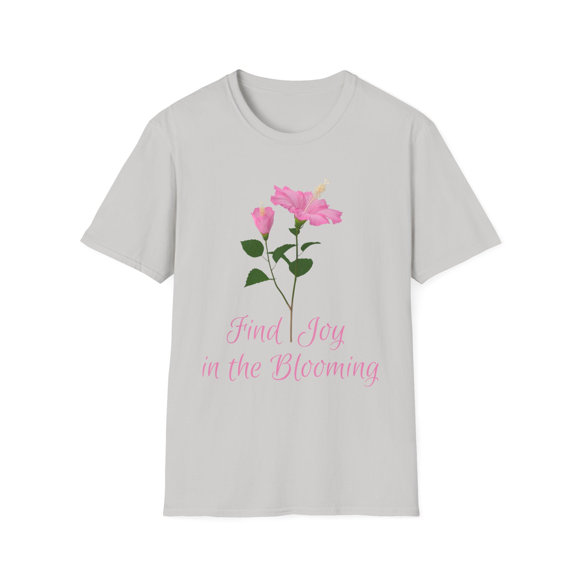 Find Joy in the Blooming T-Shirt Floral Inspirational Quote Tee Positive Vibes Nature Design - Image 27