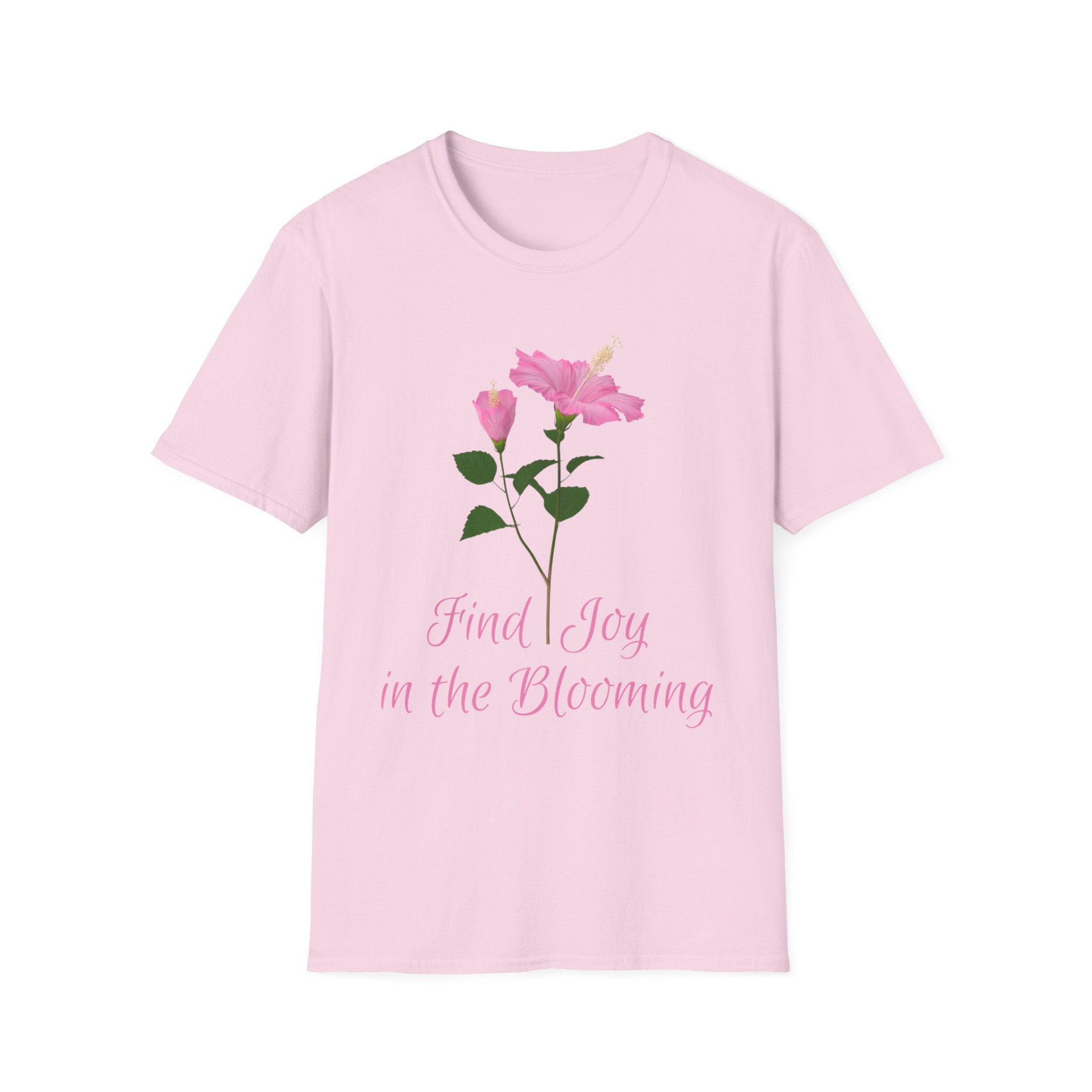 Find Joy in the Blooming T-Shirt Floral Inspirational Quote Tee Positive Vibes Nature Design - Image 17